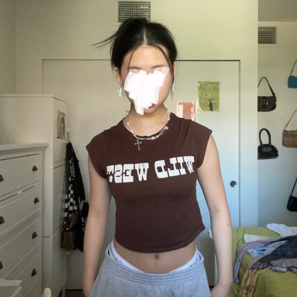 y2k cowboy baby tee